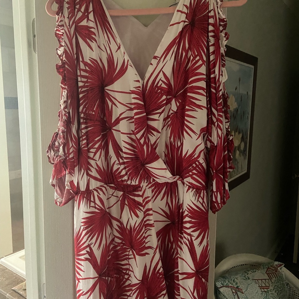 Bishop and Young from Anthropology romper size XL with tie